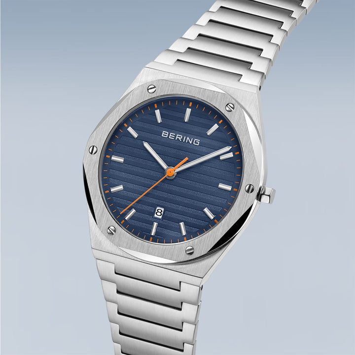 Bering Classic, silber gebürstet, 19742-707 Herrenuhr
