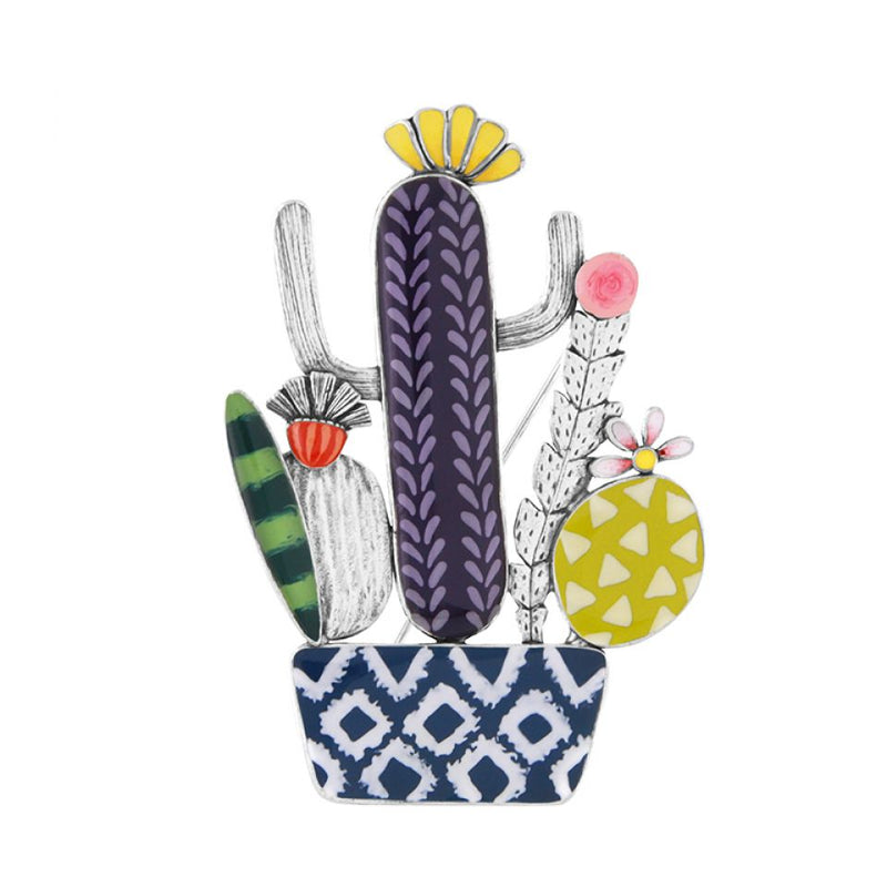 Brosche Cactus