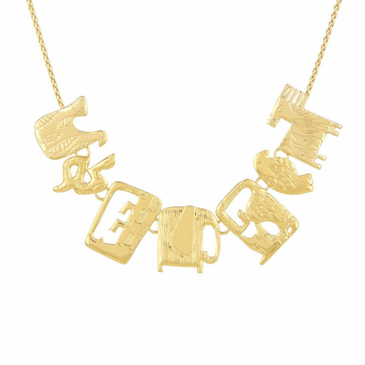 Halskette Swahili – Handbemalte Designer-Halskette