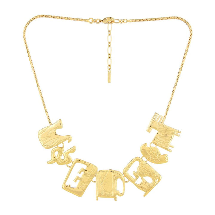 Halskette Swahili – Handbemalte Designer-Halskette