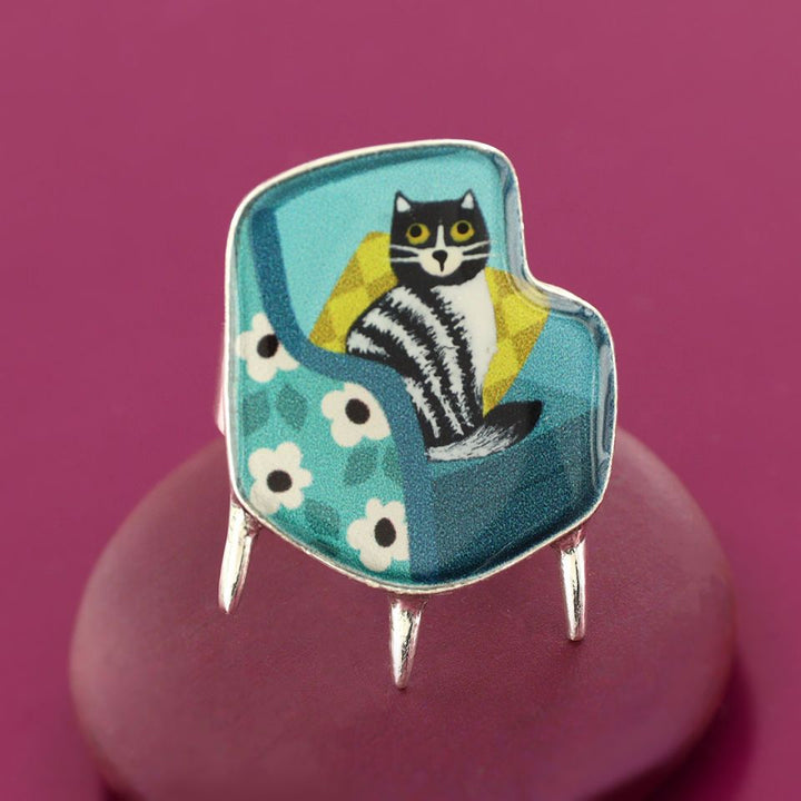 Taratata Ring Chanapé – Handbemalter Designer-Ring mit Tiermotiv