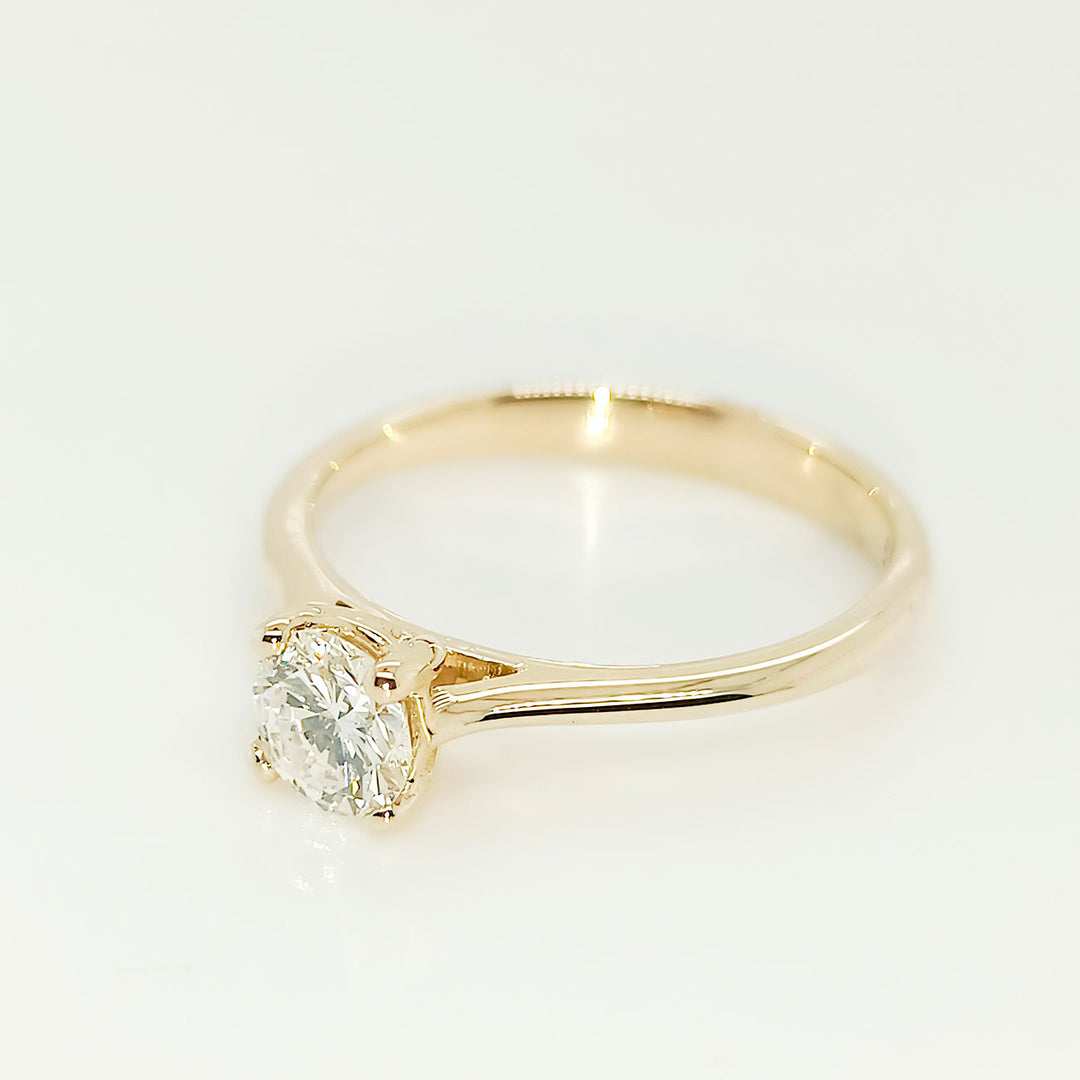 Solitair Ring Gelbgold, Brilliant