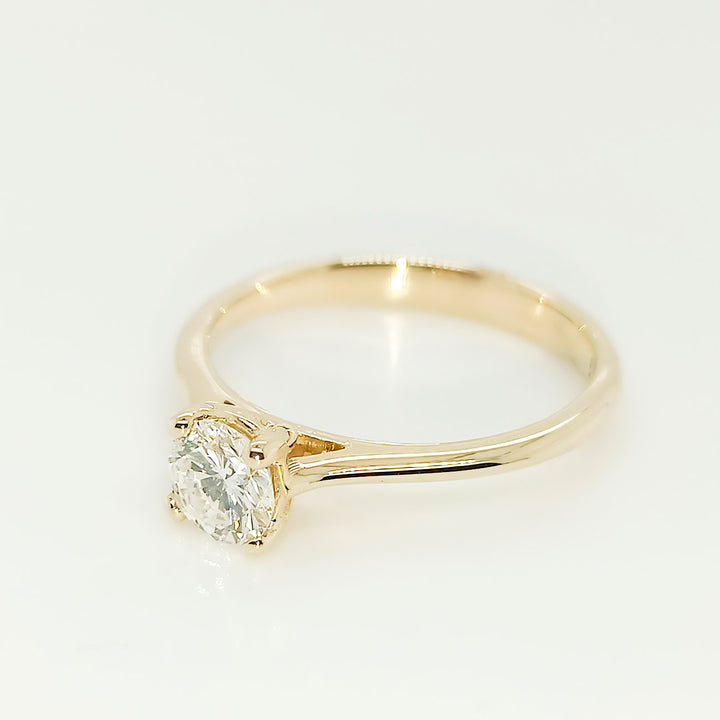Solitair Ring Gelbgold, Brilliant