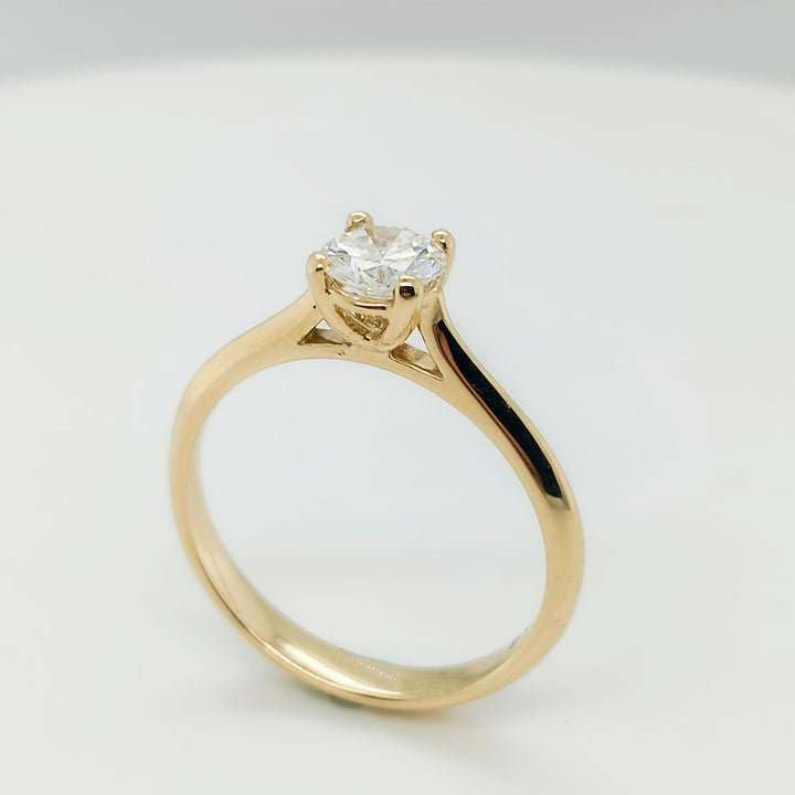 Solitair Ring Gelbgold, Brilliant