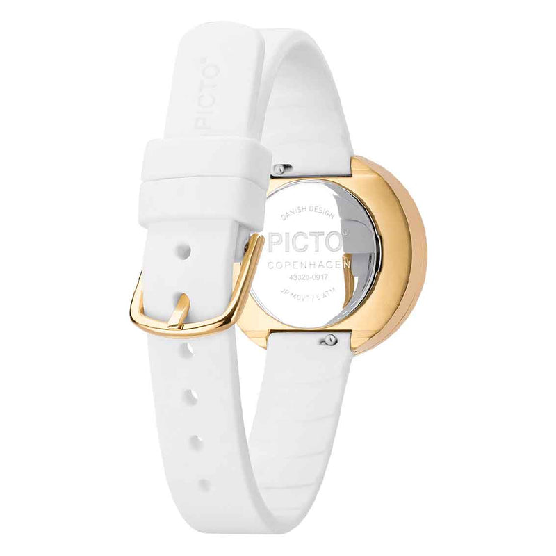Picto Armbanduhr White 43320-0212G Silikon Unisex