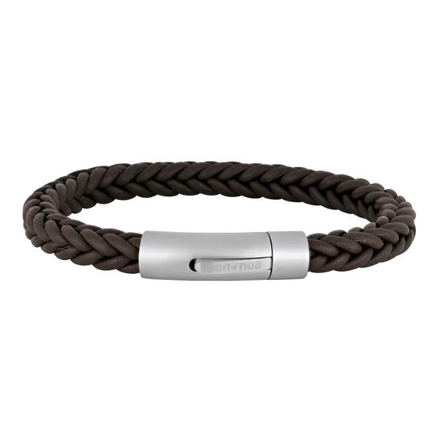 SON Armband dunkelbraunes Kalbsleder 19 mm