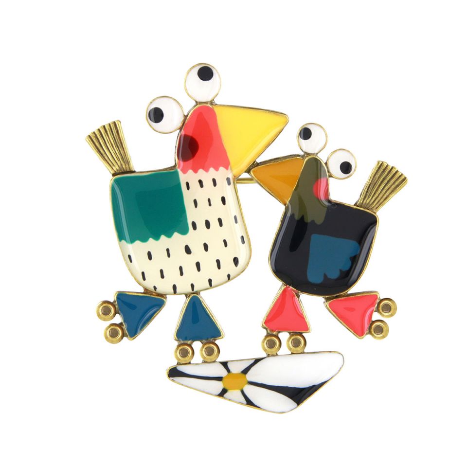 Brosche Roule Ma Poule