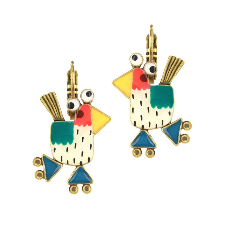 Taratata Ohrringe Roule Ma Poule – Bunte Statement-Ohrringe
