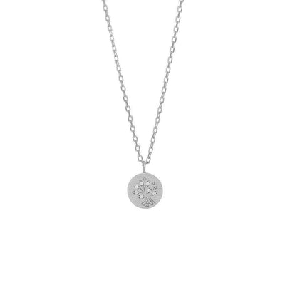 Joanli Nor rhodinierte Halskette DANILA 12mm Silber - My Fine Jewellery