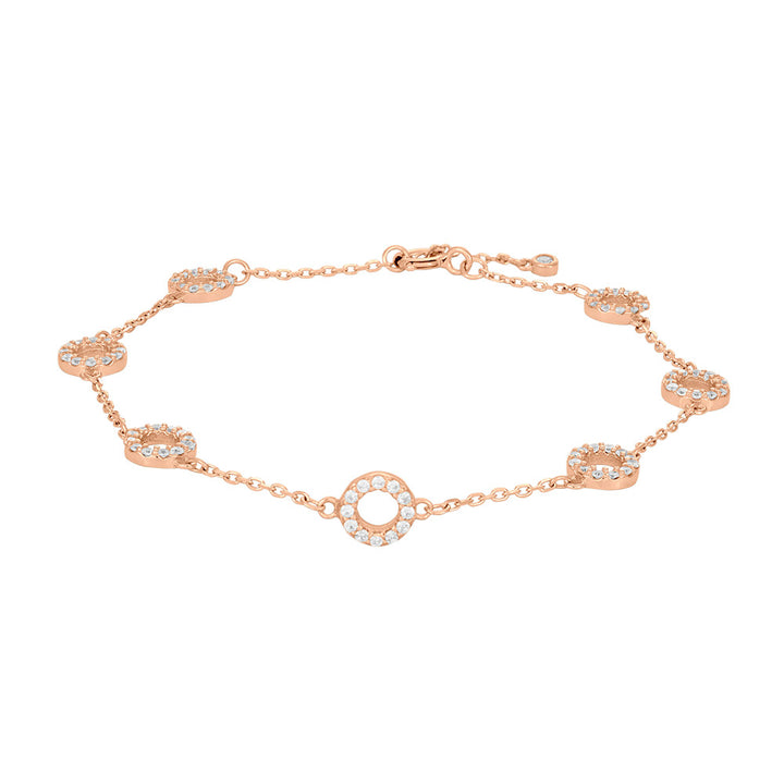 Joanli Nor Armband ANNANOR 6mm Sterlingsilber rosé vergoldet