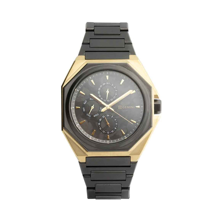 Gemini Chronograph Gold/Schwarz limited edition 2022 Karbonzifferblatt Herrenuhr