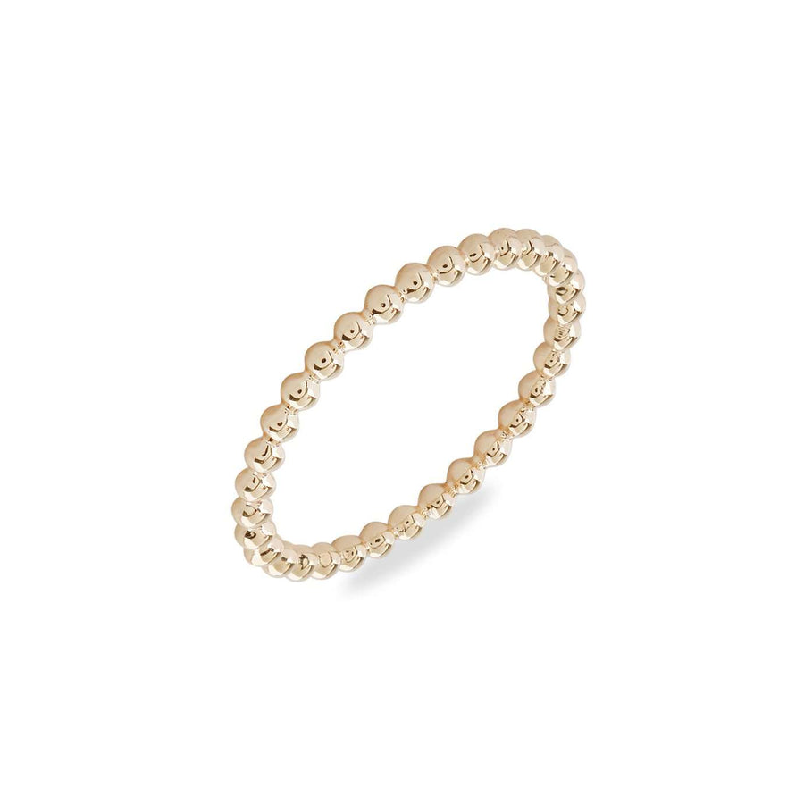 Vilmas Amoretti Ring "Pile Silver Pearls", 925 Sterling Silber, gelb vergoldet - My Fine Jewellery