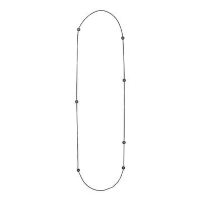 Nordahl Andersen Oxidierte Silber Halskette SPOT52 90cm - My Fine Jewellery