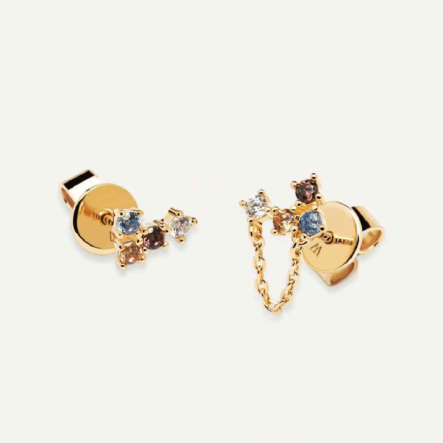 Ohrringe Fox, Sterlingsilber, vergoldet - My Fine Jewellery