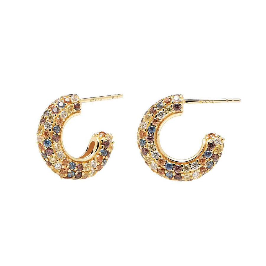 Ohrringe Tiger, Sterlingsilber, vergoldet - My Fine Jewellery